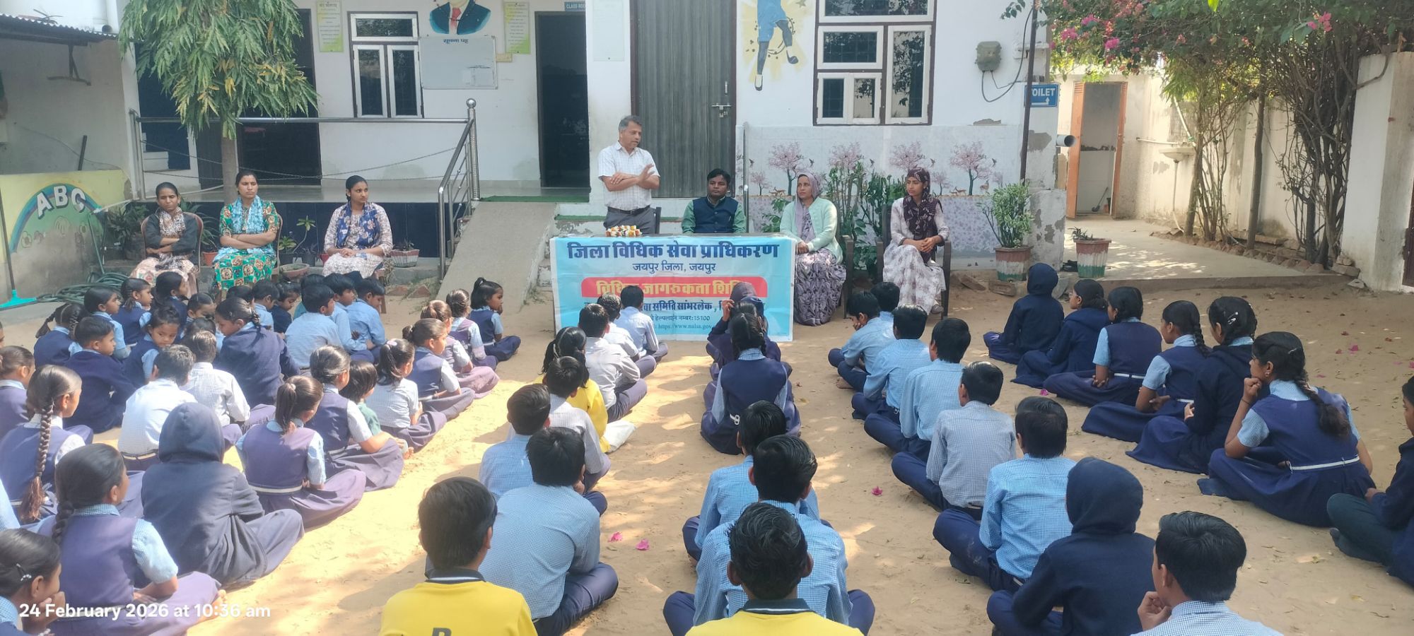 घरेलू हिंसा,मानसिक स्वास्थ्य, बालश्रम जैसे दुष्प्रभावों पर विधिक जागरूकता कार्यक्रम।