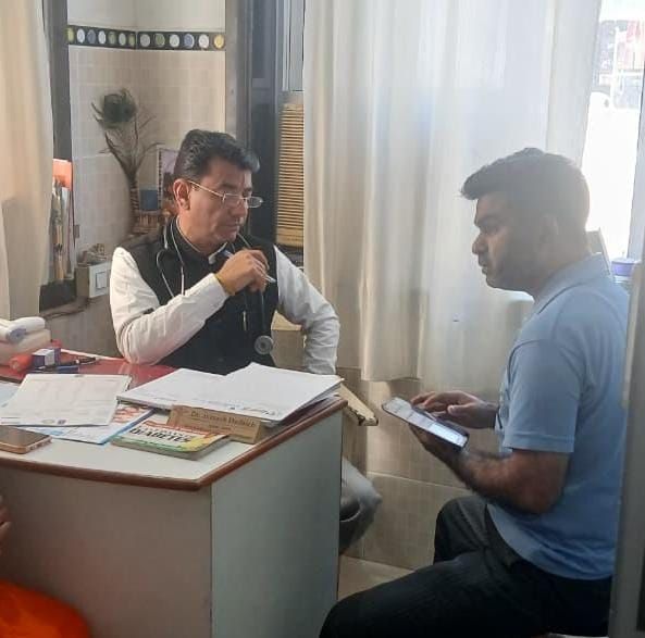 निशुल्क थायराइड कैंप का आयोजन, स्वास्थ्य के प्रति रहे जागरूक।