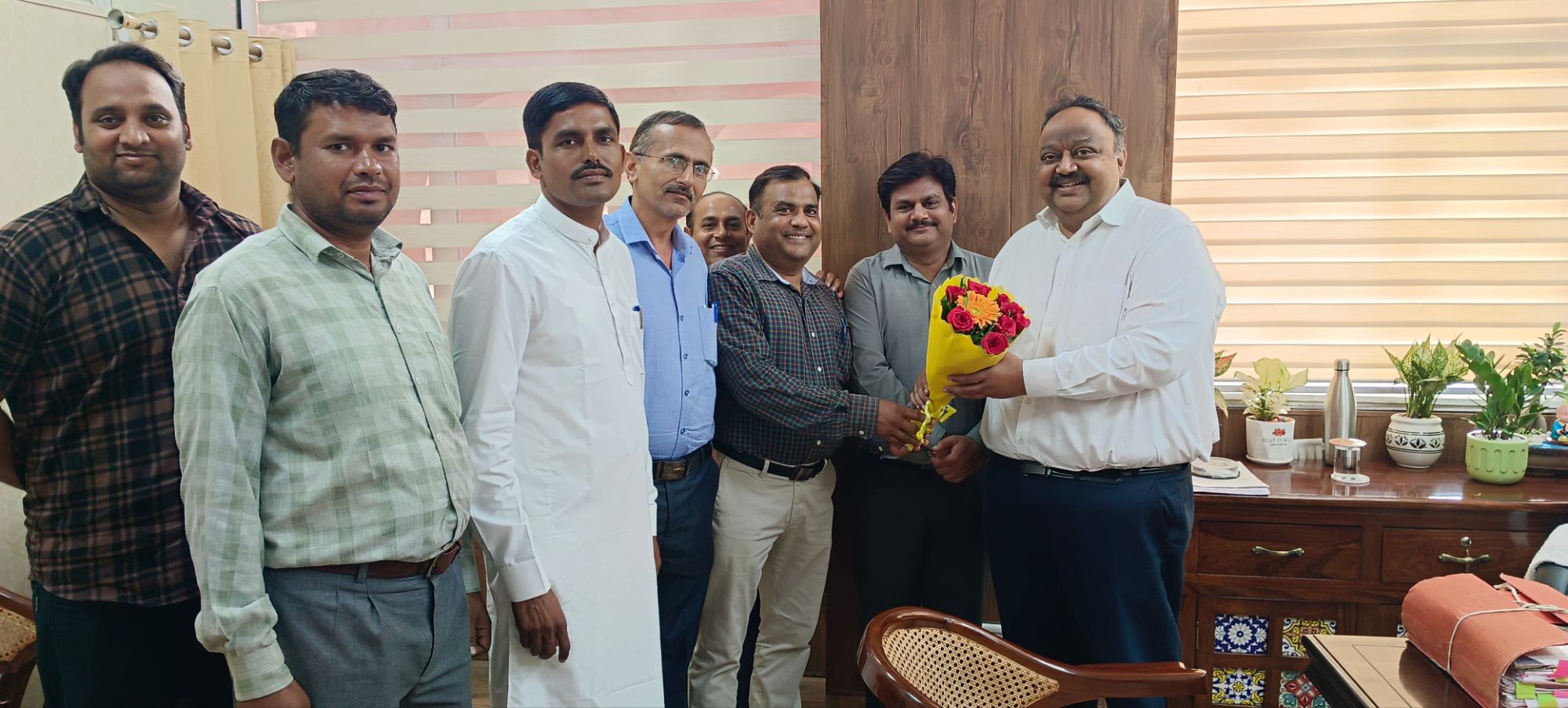 ओबीसी एसोसिएशन ने नव नियुक्त पीसीपीओ राजीव सिंह का किया भव्य स्वागत।