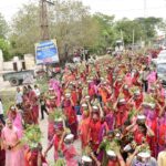 रूण में भोमिया सा अश्व प्रतिमा का भव्य नगर प्रवेश