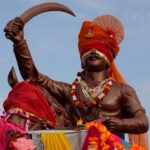 रूण- इंदोकली में गूंजे जयकारे- ट्रैक्टरों के विशाल काफिले संग पधारे भोमियासा महाराज