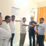 पूर्व विधायक निर्मल कुमावत ने अस्पताल का किया औचक निरीक्षण।